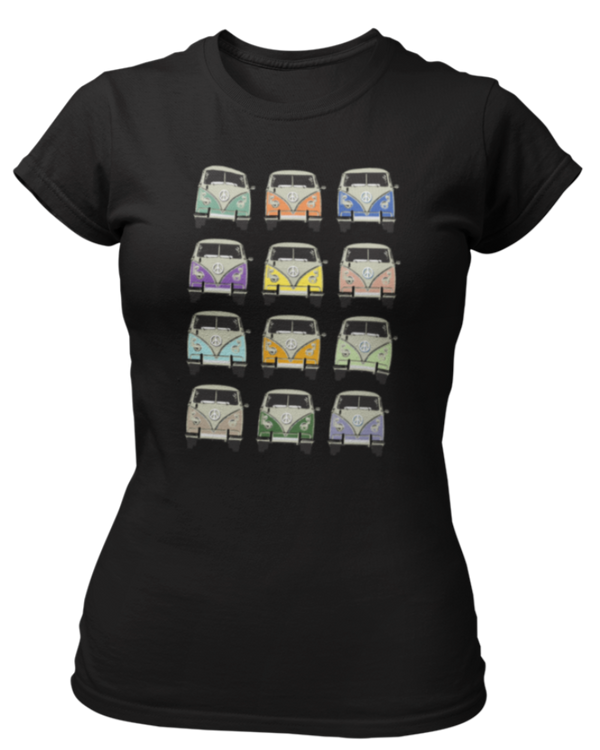 T-shirt Bus multicolor