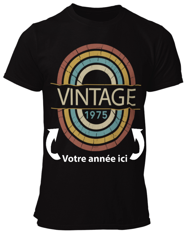 T-shirt Anniversaire vintage