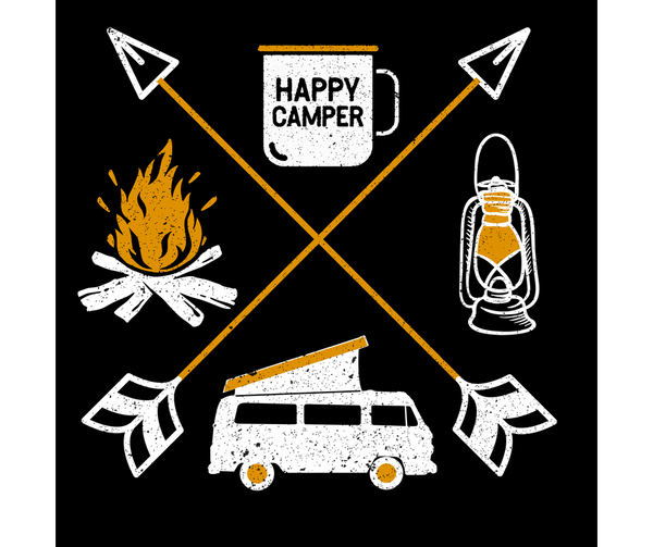 T-shirt Happy camper