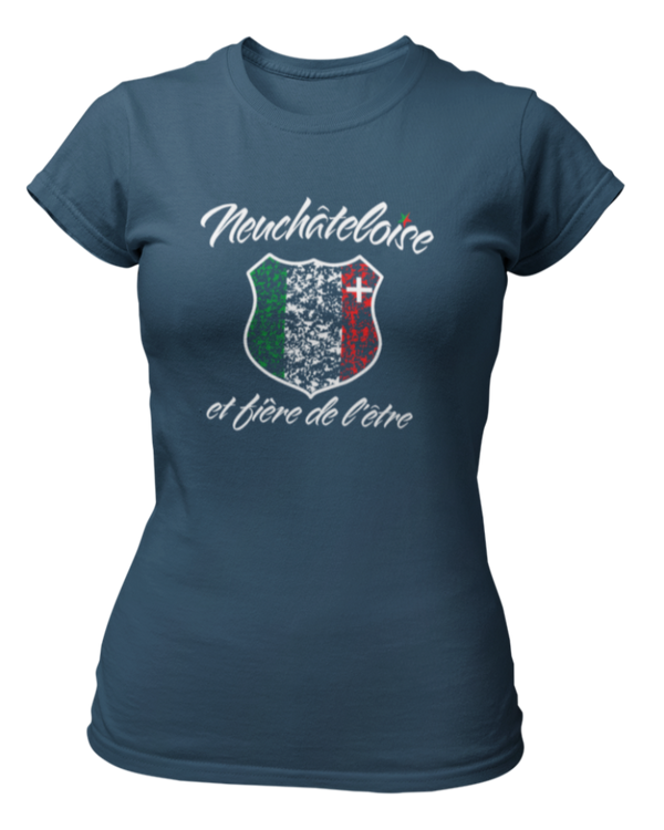 T-shirt Neuchâteloise et fière de l'être