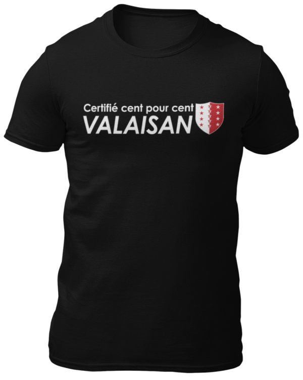 T-shirt Certifié cent pour cent Valaisan