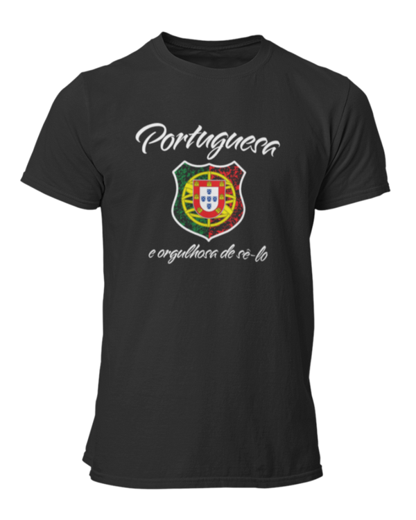 T-shirt Portuguesa e orgulhosa de sê-lo