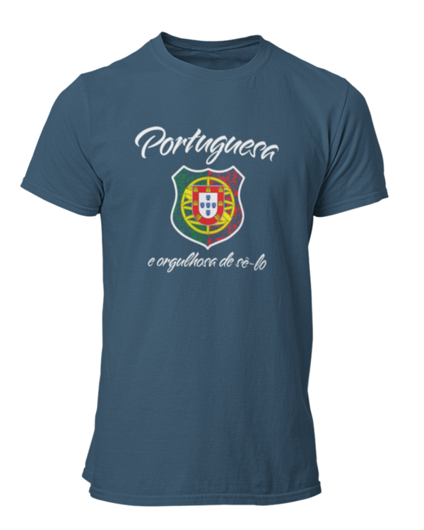 T-shirt Portuguesa e orgulhosa de sê-lo