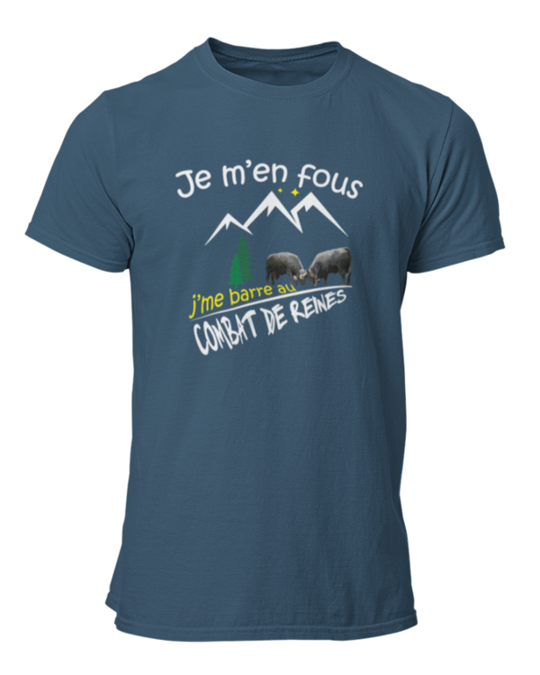 T-shirt Je m'en fous j'me barre au combat de reines